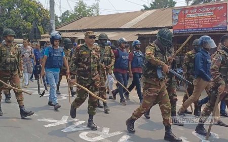 ঈদগাহে ‘জয় বাংলা’ স্লোগান, বিএনপি-আওয়ামী লীগ সংঘর্ষে গুলিবিদ্ধ ১