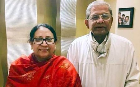 স্ত্রীকে নিয়ে মির্জা ফখরুলের আবেগঘন স্ট্যাটাস