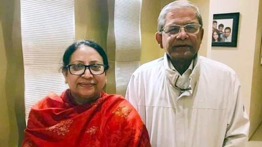 স্ত্রীকে নিয়ে মির্জা ফখরুলের আবেগঘন স্ট্যাটাস