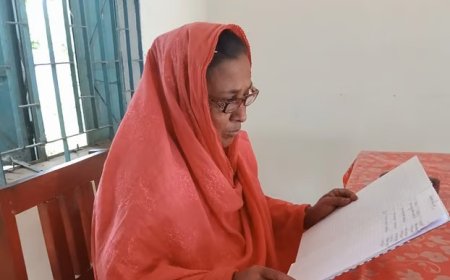 আমগাছে চেয়ার: রাজশাহীতে বিদ্যালয়ের সেই প্রধান শিক্ষক নিজ কক্ষে বসেছেন