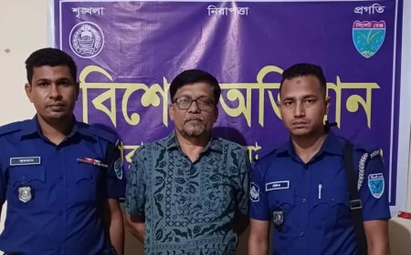 সুনামগঞ্জে সাবেক ইউপি চেয়ারম্যান কাজী আনোয়ার গ্রেপ্তার