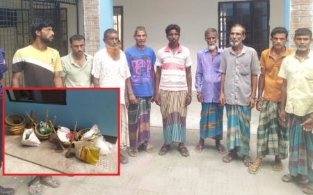মাটিকাটা শ্রমিক ভাড়া করে আওয়ামী লীগের ঝটিকা মিছিল
