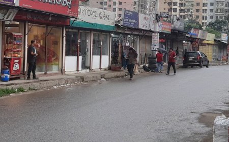 তীব্র গরমের পর রাজধানীতে স্বস্তির বৃষ্টি