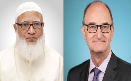 জামায়াত আমিরের সঙ্গে জার্মান অ্যাম্বাসেডরের সৌজন্য সাক্ষাৎ
