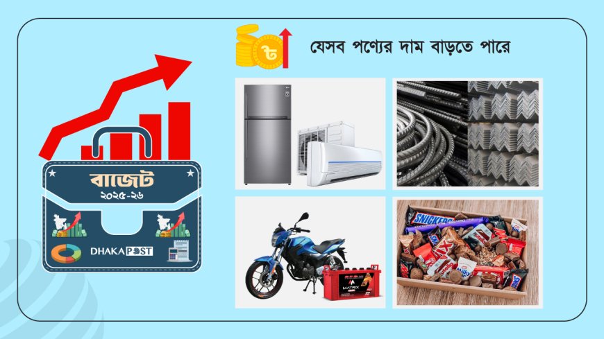 বাজেট ২০২৫-২৬ শুল্ক-কর বৃদ্ধিতে দাম বাড়তে পারে যেসব পণ্যের