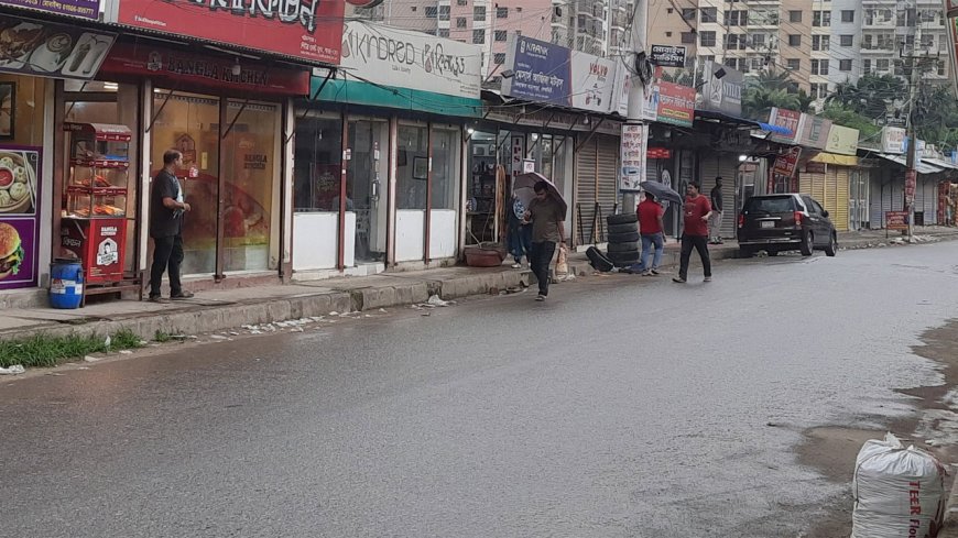 তীব্র গরমের পর রাজধানীতে স্বস্তির বৃষ্টি