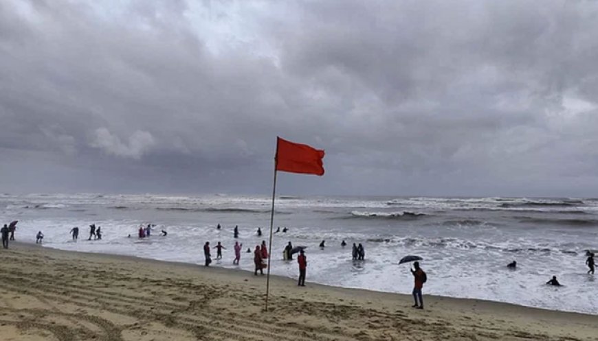 ভারি বৃষ্টির সতর্কতা, বন্দরে সংকেত