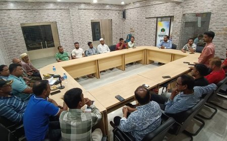 কমলগঞ্জে সাংবাদিকদের সঙ্গে নবাগত ওসির মতবিনিময় সভা