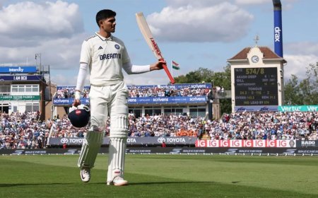 জুলাইয়ের মাসসেরার দৌড়ে শুভমান গিল