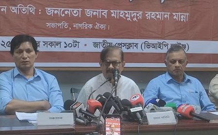 ভোটের দিন ব্যালট বাক্স নিয়ে গেলে পুলিশ কি বাধা দেবে: মাহমুদুর রহমান মান্না