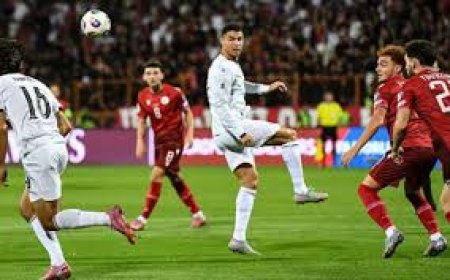 রোনালদোর জোড়া গোলে আর্মেনিয়াকে হারিয়ে বিশ্বকাপ বাছাই মিশন শুরু পর্তুগালের