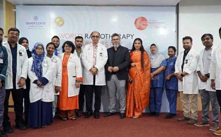 এভারকেয়ার হাসপাতাল ঢাকায় পালিত হলো বিশ্ব রেডিওথেরাপি সচেতনতা দিবস