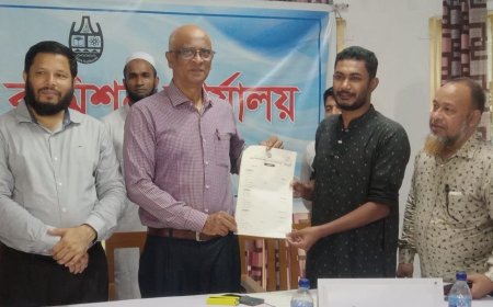 “চাকসু নির্বাচন: ভিপি পদে প্রথম মনোনয়ন নিলেন হাবিবুর”