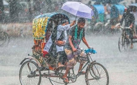 “আবহাওয়া অফিসের পূর্বাভাস: ৬ বিভাগে অতি ভারী বৃষ্টি হতে পারে