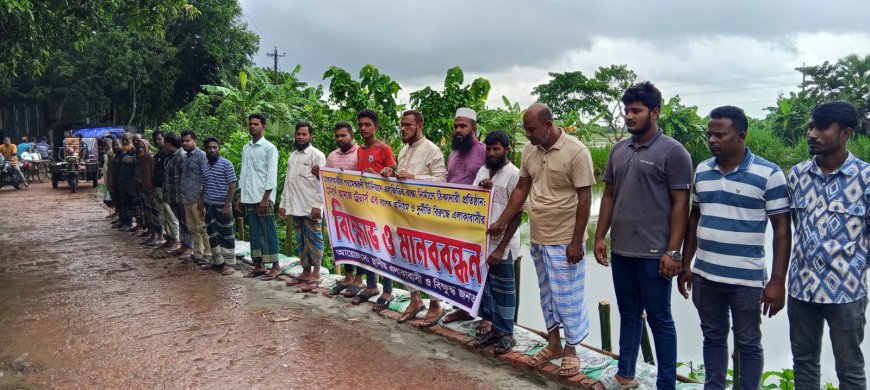 ৪.৭৫ কিলোমিটার রাস্তা নিয়ে দু পক্ষের পাল্টা পাল্টি অভিযোগ